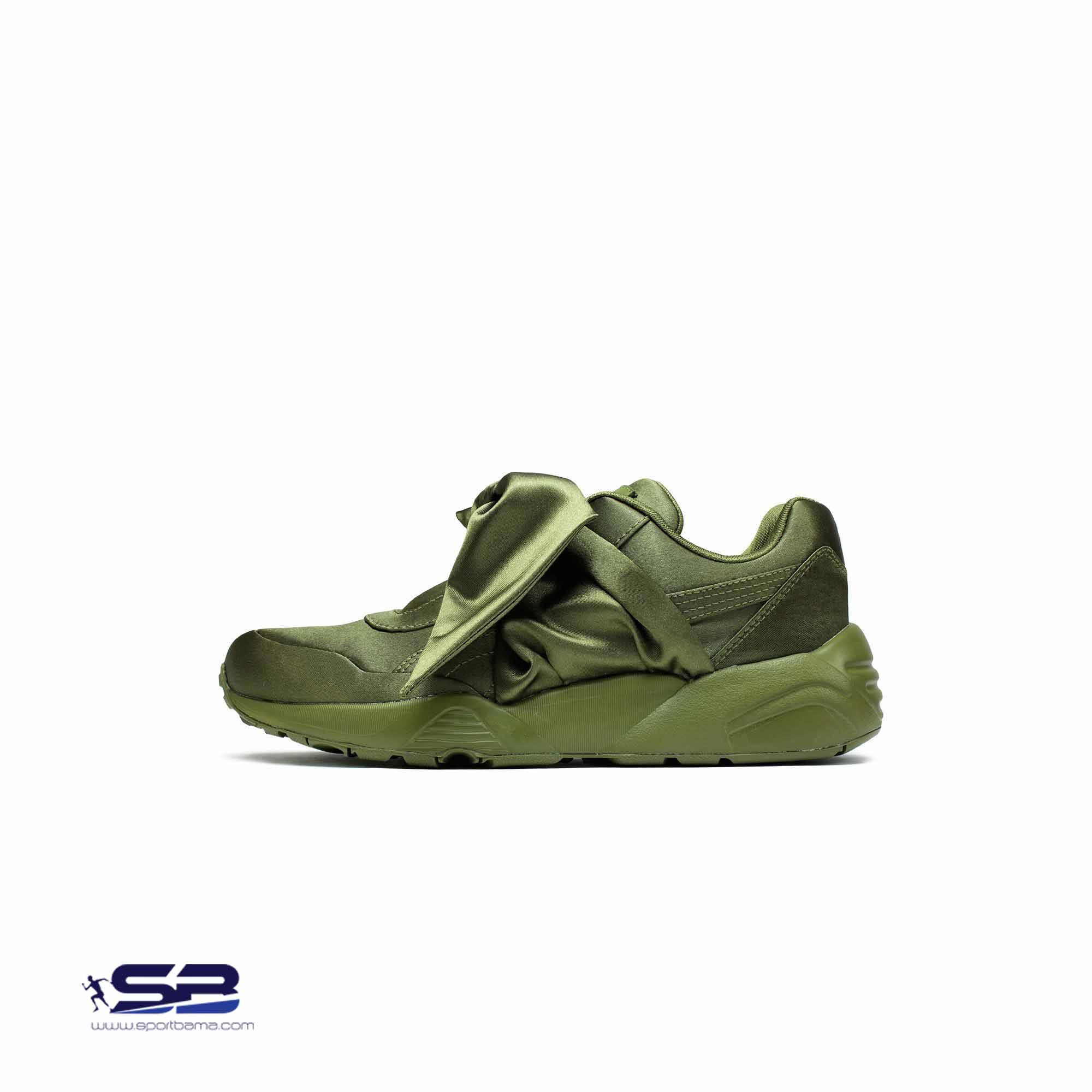  خرید  کفش کتانی رانینگ پوما پاپیونی سبز    Puma Heart Basket 365054-04